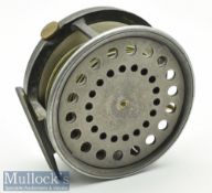 Good J J S Walker Bampton & Co Makers Alnwick “The Lennox” alloy salmon fly reel - 3.75”dia wide