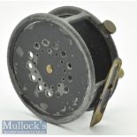 Scarce Hardy Bros Makers Alnwick The “Special Perfect” Dup. Mk II alloy fly reel c1931 – 3.25” dia