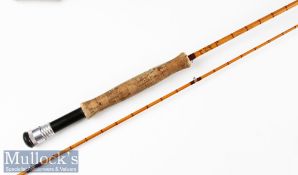 Good Hardy Bros Alnwick “The Perfection” palakona trout fly rod ser. no. H51960A c1960 -8’6” 2pc