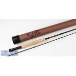 Fine as new G Loomis GLX (FR 1085) carbon fly rod – 9ft 2pc line 5# with 2x fuji style lined butt
