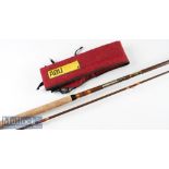 Good Vintage Abu Made in Sweden “Salmo 5810 Zoom” Abulon fly rod – 12ft 2pc line 9-10# - drop ring