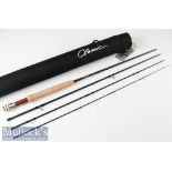 Fine unused White River USA “Classic” WR804-4 carbon trout fly travel Rod – 8ft 4pc line #02gm -