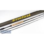 Good Michael Evans “Arrowhead Speycaster” carbon salmon fly rod – 13ft 6in 3pc line 9/10# - with