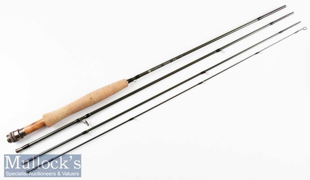 Fine Hardy Zenith Sintrix Carbon Travel Fly rod – 8ft 4pc line 3# bronzed screw up locking reel - Image 2 of 2