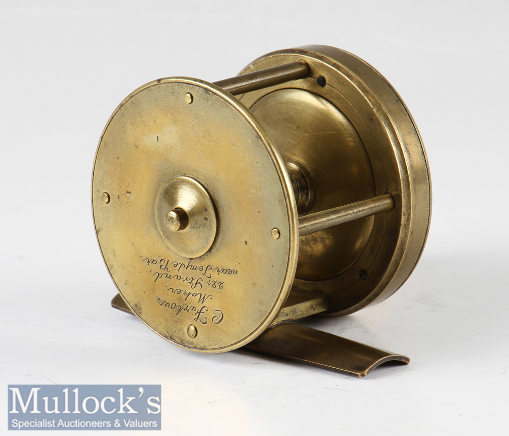 Extremely rare and very early C Farlow Maker, 221 Strand, Near Temple Bar small brass multiplying - Image 2 of 2