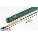 Orvis “Silver Label” Mid Flex 6.5 Carbon Sea Trout Fly rod - 9ft 6in 2pc line 6# - wt 3 7/8oz – fuji