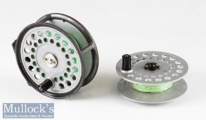 Hardy’s Made in England The Viscount 150 alloy sea trout/salmon fly reel c/w spare spool – 3 7/8”