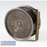 Early Hardy Bros Alnwick 1912 Check The Perfect Pat 1912 Check 4.5” alloy salmon fly reel – original