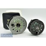 Shakespeare Beaulite 4 ¼” salmon fly reel with integral line guide, smooth alloy foot, in good