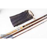 Good Bruce & Walker CTM 14 hollow fibre glass match rod – 14ft 3pc with pink lined butt and tip