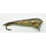 Extremely rare Hardy “Bully Bait” c1920 – retaining some of the original fry colour, diving blade