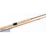 Fine Benwoods London “The Avon” split cane rod fully refurbished – 10ft 2pc with amber agate lined