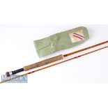 Pezon et Michel Made in France Parabolic “Sawyer Still Water” split cane fly rod ser. no 796224 –