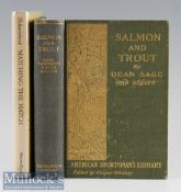 2x Books on Salmon and Trout and Imitation of Insects by American Authors – Dean Sage and Others “