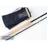 Fine as new Hardy Bros Made in England “Fibalite Spinning” brook spinning rod – 7ft 2pc in