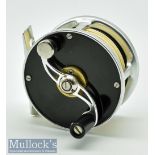 Fine unnamed Cascapedia style small wide drum fly reel – 2.5” dia with Nickle silver frame,