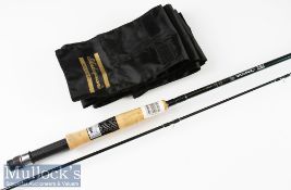 Fine as new Shakespeare Targa Fly carbon rod ser. no 1267285 – 2.85m (9ft 4in) 2pc line 6/7# with