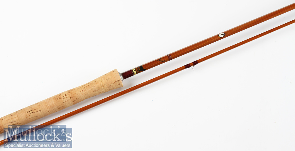 Fine J S Sharpe Ltd Aberdeen “The Scottie” impregnated trout fly rod – 10ft 2pc - line 6/7# - with