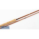 Fine J S Sharpe Ltd Aberdeen “The Scottie” impregnated trout fly rod – 10ft 2pc - line 6/7# - with