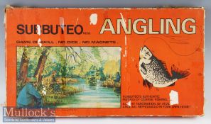 c1970s Subbuteo Angling Boxed Board Game for up to 4 players, appears to be complete with playing