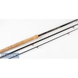 Good Daiwa Made in Scotland ‘HiLine Salmon’ carbon fly rod – 13ft 3pc line 9-11#, fitted with