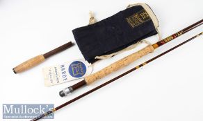 Good Hardy’s Made in England “Richard Walker Superlite” trout fly Rod – 9ft 3in 2pc line 7/8# -