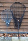 2x very good modern salmon folding landing nets – Vivtek Made in South Africa large folding