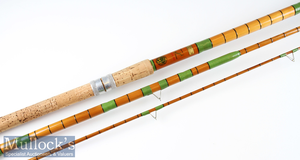 Fine Sealey Octopuss “Match Rod” Spanish Reed/Split Cane rod fully refurbished – 12ft 3pc with whole