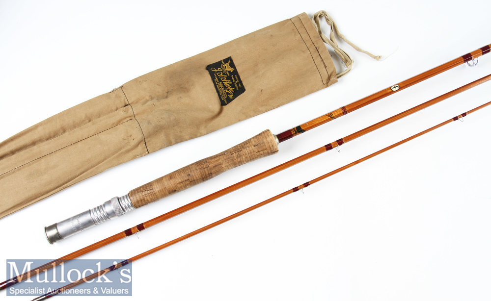 Good J S Sharpe Ltd Aberdeen Scottie Brand “The Aberdeen” split cane trout fly rod made for Farlow