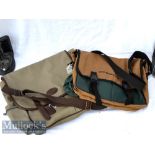 2x unused fishing tackle bags to incl Ron Thompson lightweight overall 13x 14” and a large canvas