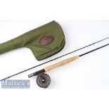 Fine Greys Trout fly rod, Ryobi Magnesium reel and Orvis fitted rod and reel tube (3) – lightly used