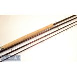 Fine Abu Garcia Accuflex carbon salmon fly rod: 15ft 4pc - line 10/11# - fuji style lined guides