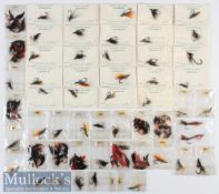 Selection of 80x Sea Trout flies in packaging all appear unused, together with 24x Fosters of