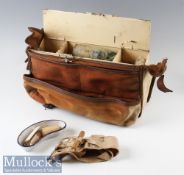 WWII St Johns Ambulance Association canvas bag with tin first aid box and all contents included^ bag