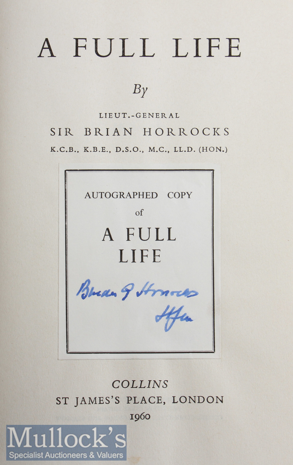 Selection of Military / World War Related Books most appear as 1st editions to include Signed - Image 3 of 5