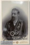 Joseph Malins Signed Photo – Joseph Malins (1844-1926) English Temperance Activist. Vintage signed