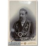 Joseph Malins Signed Photo – Joseph Malins (1844-1926) English Temperance Activist. Vintage signed
