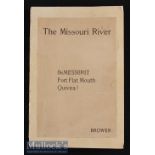Americana – The Missouri River and Its Utmost Source Book by J V Brower 1897 2nd edition limited