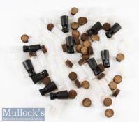 Ammunition - Quantity of Plastic Shotshells and Fibre Wads black and clear examples (100s)