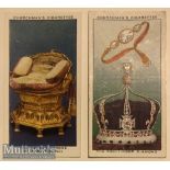 India - Original Churchmans cigarette cards of The Golden throne of Ranjit Singh & the Kohinoor