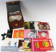 Selection of 45rpm Vinyl Records includes Bob Dylan such as Connection to my heart^ Highway 61