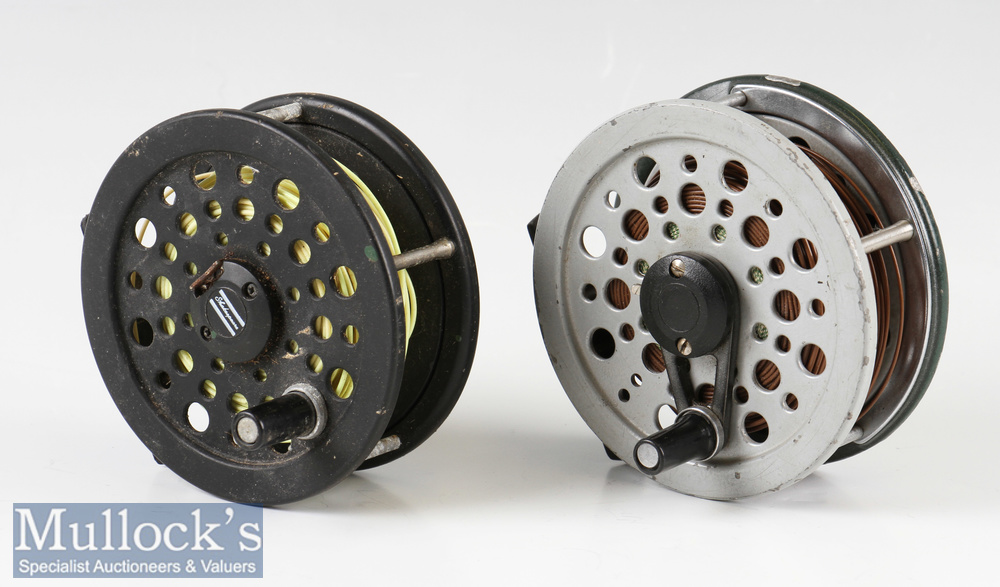 Shakespeare 3 ½” Speedex trout fly reel plus another Shakespeare 3 ½” fly reel with quick release - Image 2 of 3