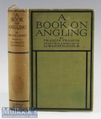 Francis Francis – A Book on Angling^ 1920^ with coloured plates of salmon flies with other