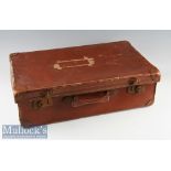 Vintage Faux Leather Suitcase