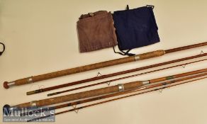 Selection of Various Fishing Rods all with faults to include Avon Elasticane 12ft 3 piece^ tip