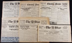 War Time German Occupied Channel Islands Collection of 6 Different Original Newspapers 1940 – 43