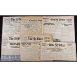 War Time German Occupied Channel Islands Collection of 6 Different Original Newspapers 1940 – 43