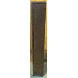 Gun Cabinet in brown^ measures 134x20x20cm^ double key locks^ with keys