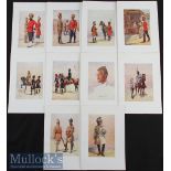 India & Punjab - Ten original colour plates from The Armies of India 1911 painted by Major A C