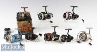 Selection of Various Fixed Spool Reels to include Le Super Omnia^ JW Young & Son The Ambidex six^